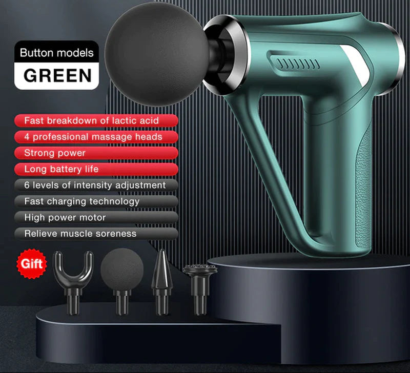 SITUOFUN Massage Gun 32 Levels Deep Tissue Neck Body Back Muscle Sport Electric Pistol Massager Exercise Relaxation Pain Relief