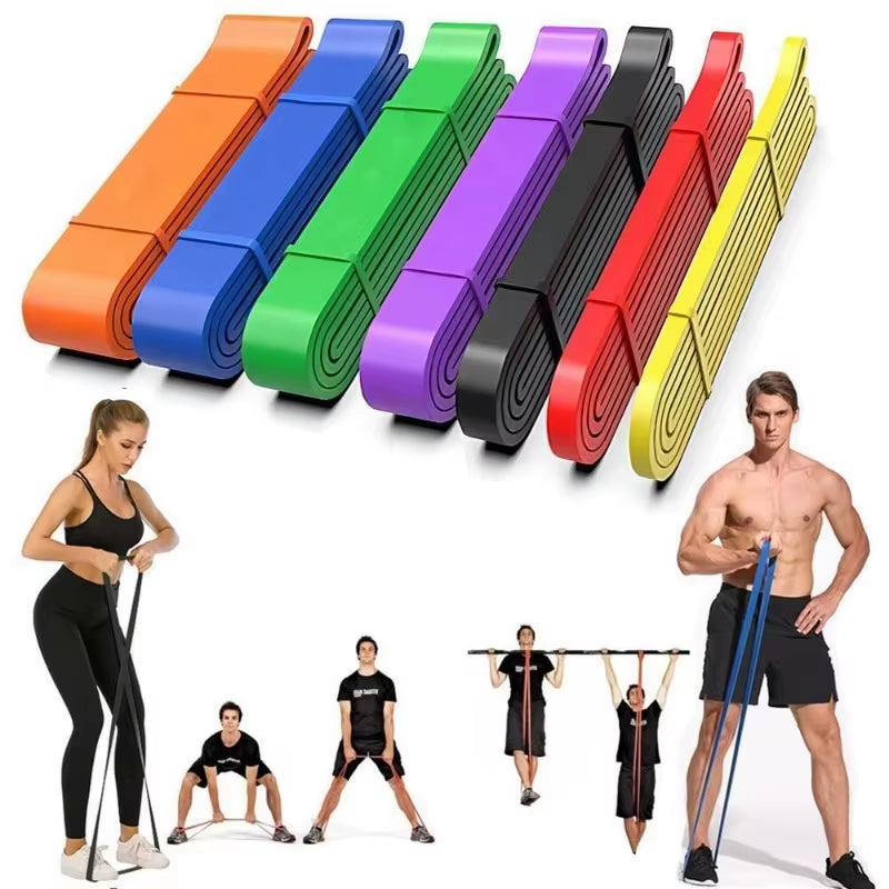 20~220Lbs Fitness Resistance Bands Yoga Pilates Accessories Home Gym Equipment Taekwondo Gym Bodybuilding Agility Training Sport