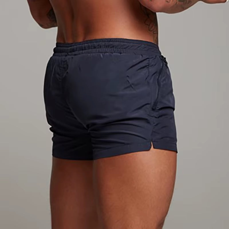 Men's Quick-Dry Swim Shorts - Stylish and Versatile Beach Board Shorts for Summer Fitness and Casual Wear