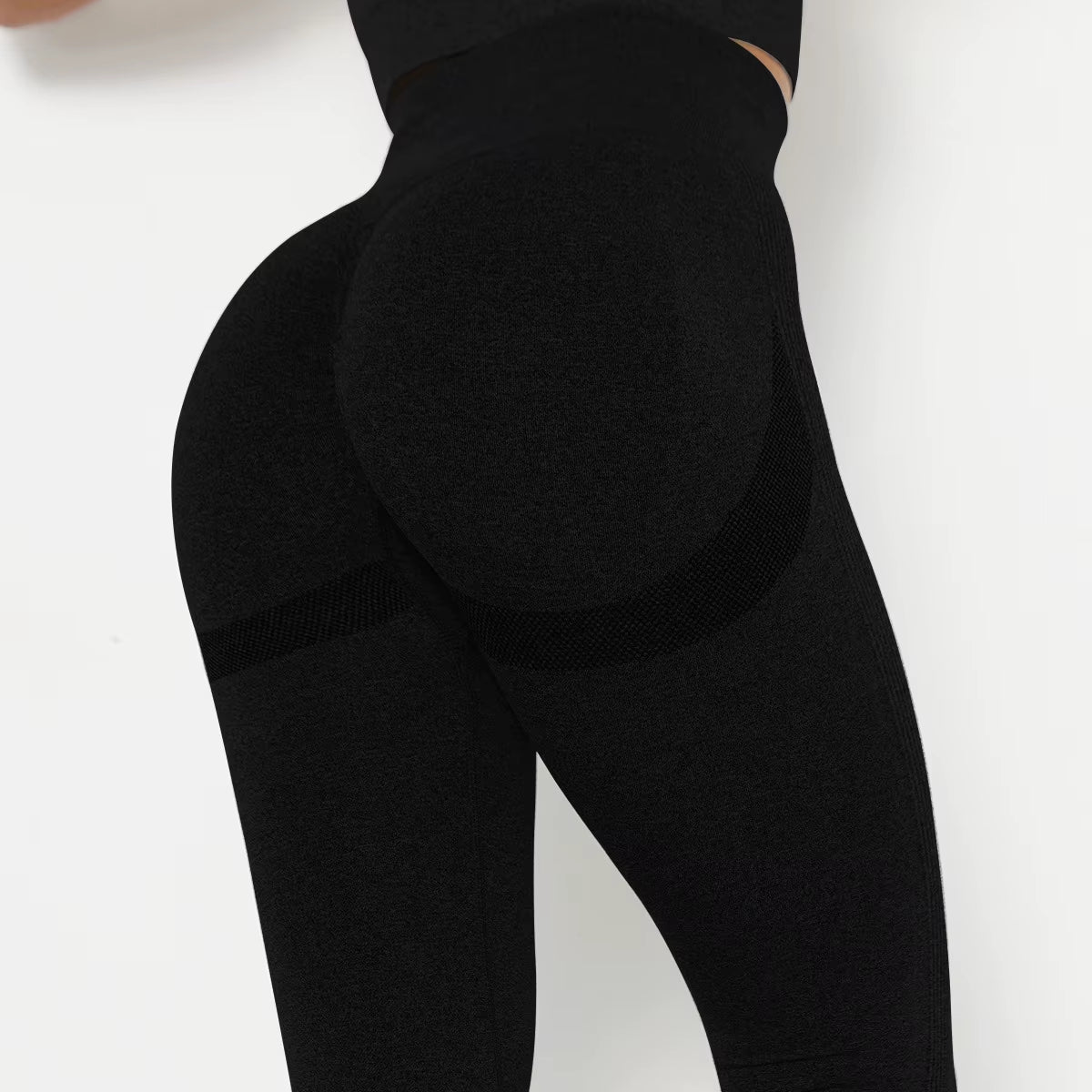 Seamless Yoga Sports Set Women Gym Fitness Two Piece Set Women Yoga High Waist Sport Push Hip Leggings Workout Clothes for Women
