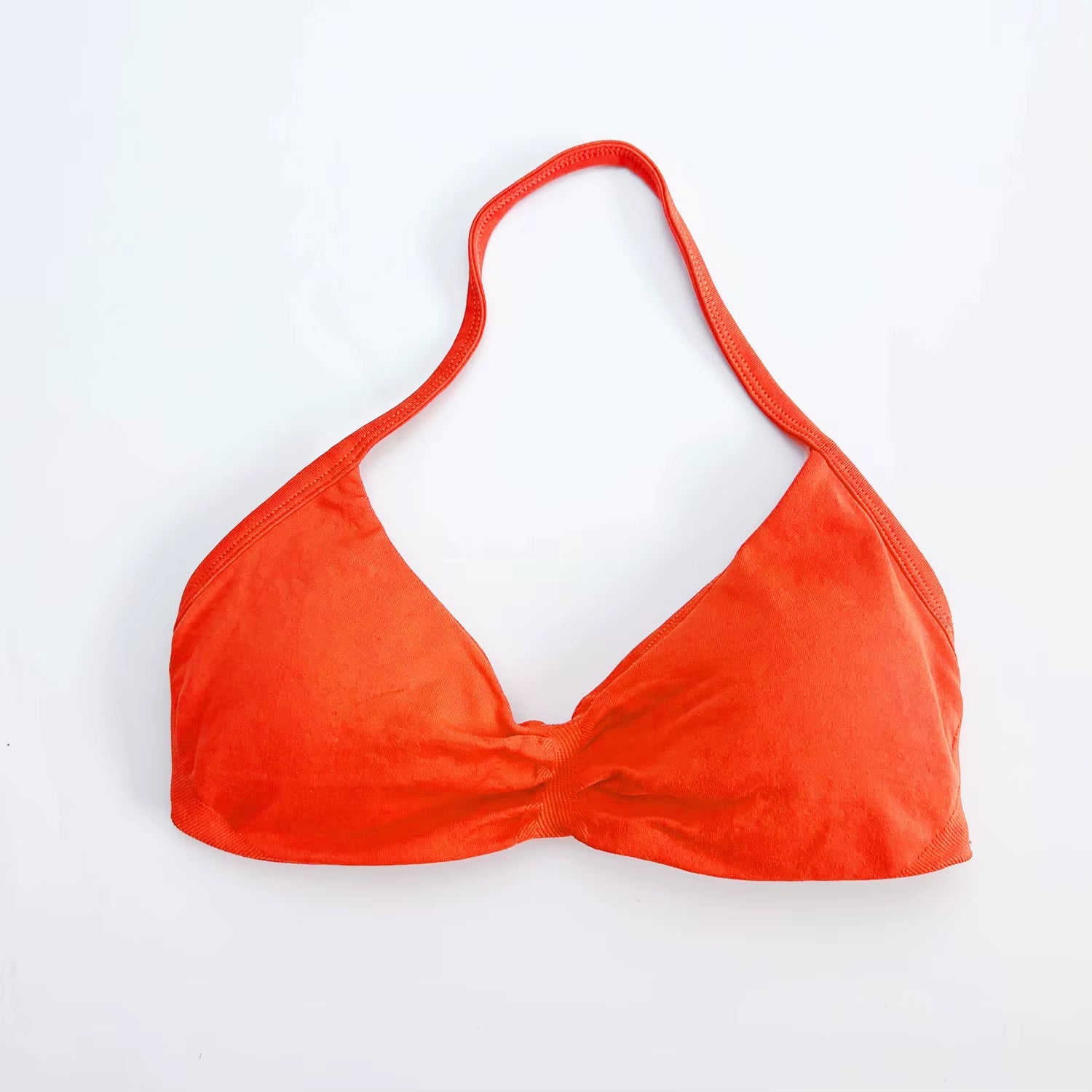 Strappy Bra Gym Top Women High Support Thin Strap Halter Sports Seamless Bras Scrunch Push-Up Workout Yoga Tank Tops