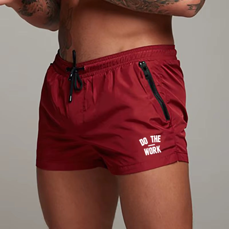 Men's Quick-Dry Swim Shorts - Stylish and Versatile Beach Board Shorts for Summer Fitness and Casual Wear