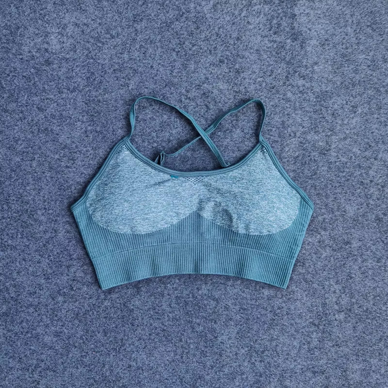 Yoga Set Workout Clothes for Women Sports Bra High Waist Leggings Seamless Sport Wear Female Gym Fitness Athletic Yoga Pants Set