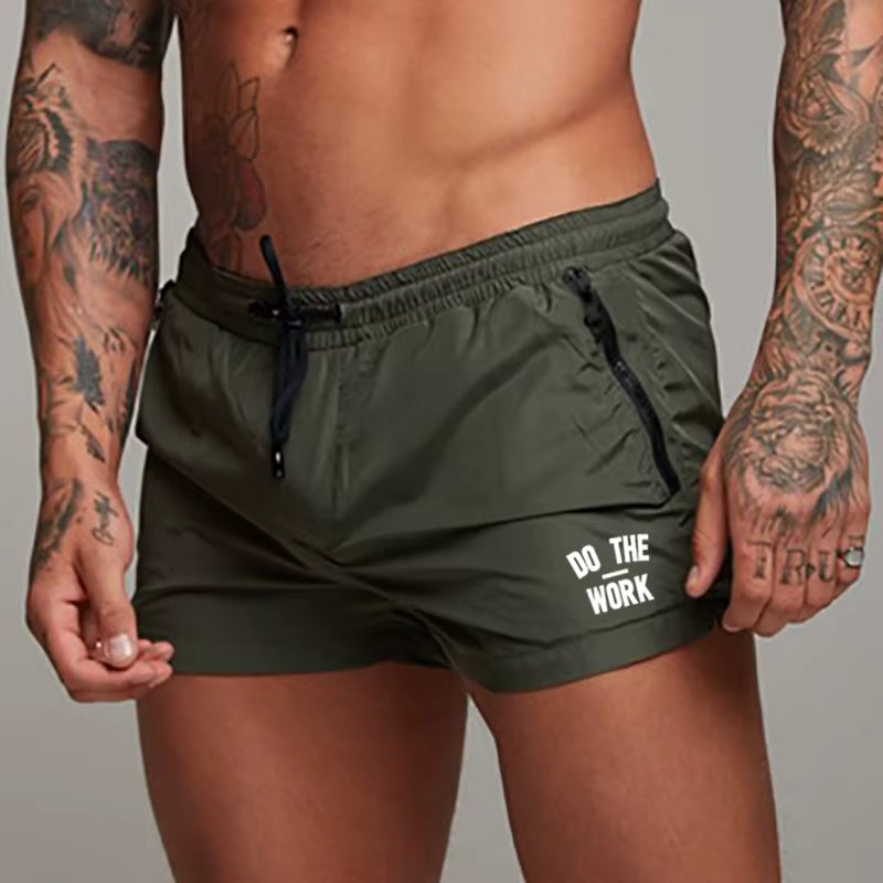 Men's Quick-Dry Swim Shorts - Stylish and Versatile Beach Board Shorts for Summer Fitness and Casual Wear