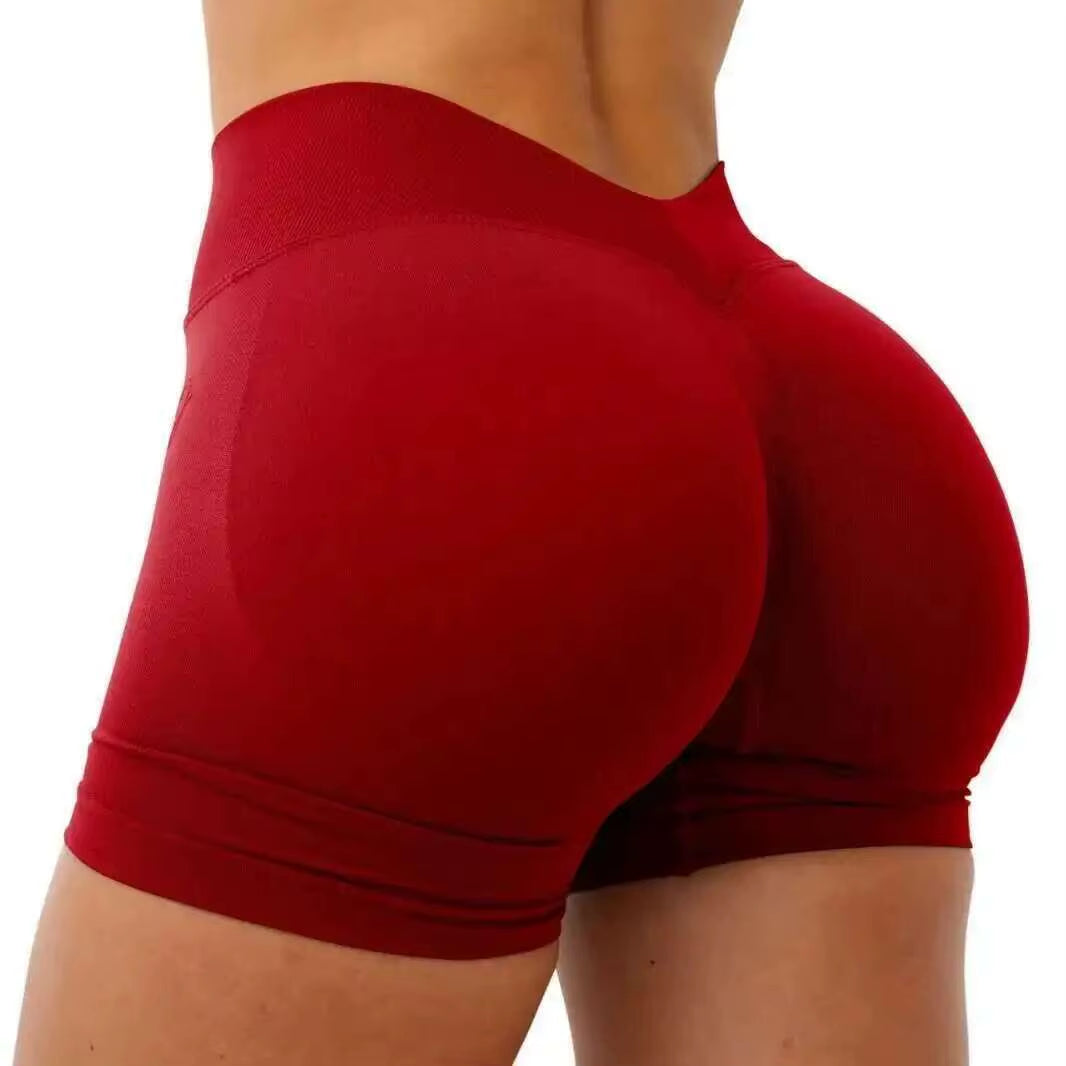 Short Gym Woman High Waist Fitness Training Yoga Clothing Running Butt Lifting Workout Leggings Cycling Sports Shorts